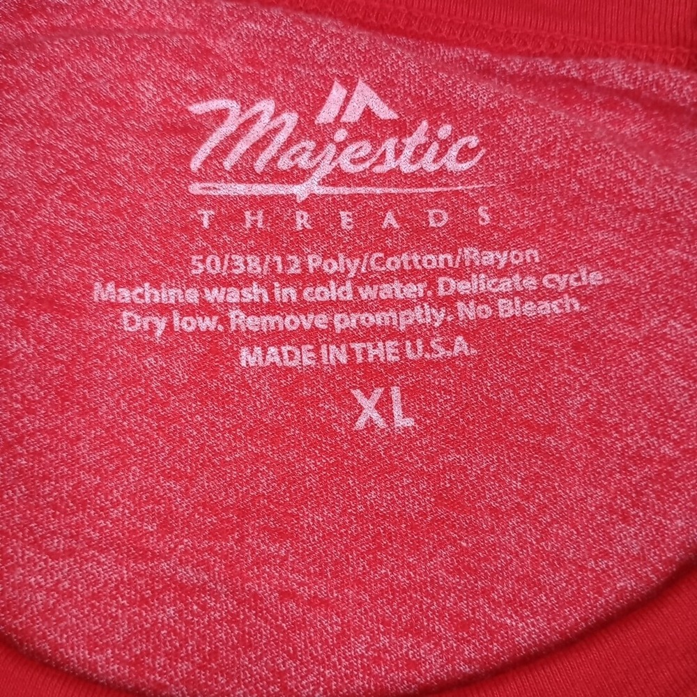 NWT Majestic 2019 Washington Nationals World Series Champions Raglan Size XL - Picture 2 of 11